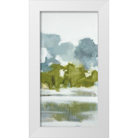 Reflections C White Modern Wood Framed Art Print by Ellens, Jacqueline