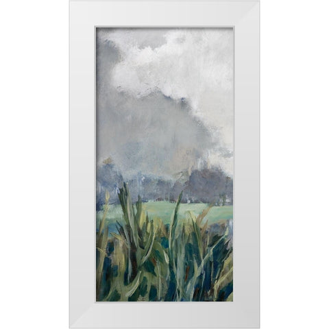 Passage I White Modern Wood Framed Art Print by Buckley, Mary