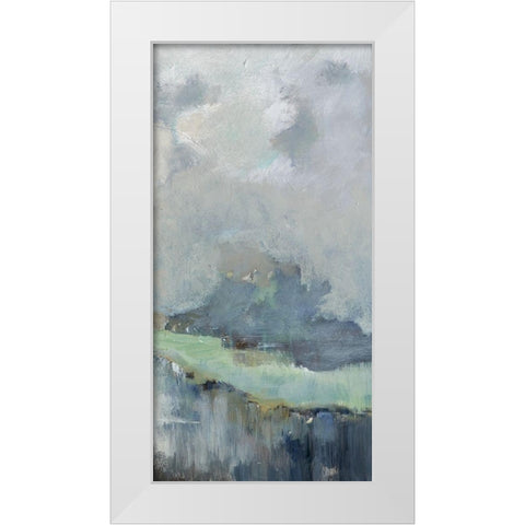 Passage III White Modern Wood Framed Art Print by Buckley, Mary