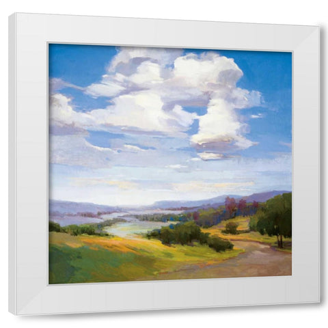 No Boundaries White Modern Wood Framed Art Print by McMurry, Vicki