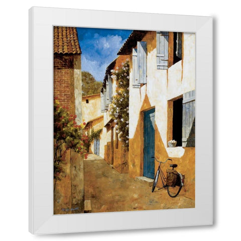 The Visit White Modern Wood Framed Art Print by Archambault, Gilles