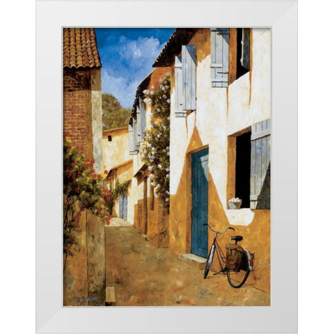 The Visit White Modern Wood Framed Art Print by Archambault, Gilles