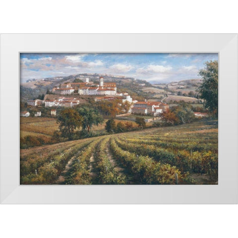 Dream White Modern Wood Framed Art Print by Chavez, Rosa