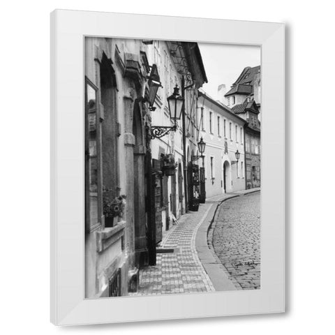 Beautiful Prague Czech Republic White Modern Wood Framed Art Print by Schick, Cyndi