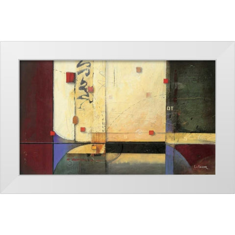 Ocean Voyage White Modern Wood Framed Art Print by Li-Leger, Don