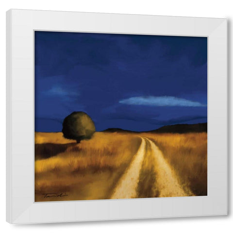 The Way Home White Modern Wood Framed Art Print by Venter, Tandi