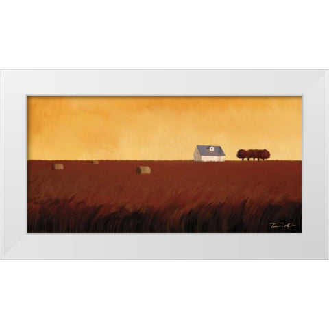 Homeland I White Modern Wood Framed Art Print by Venter, Tandi