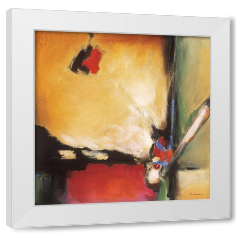 Apollo White Modern Wood Framed Art Print by Li-Leger, Noah