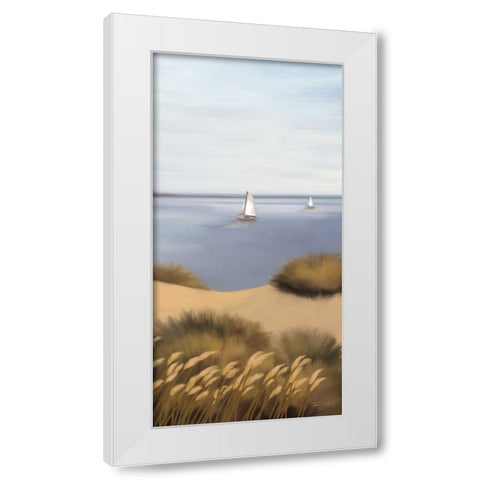 Afternoon Escape White Modern Wood Framed Art Print by Venter, Tandi