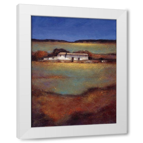 Days Beginning White Modern Wood Framed Art Print by Wong, Joseph