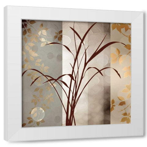 A Gentle Breeze I White Modern Wood Framed Art Print by Aparicio, Edward