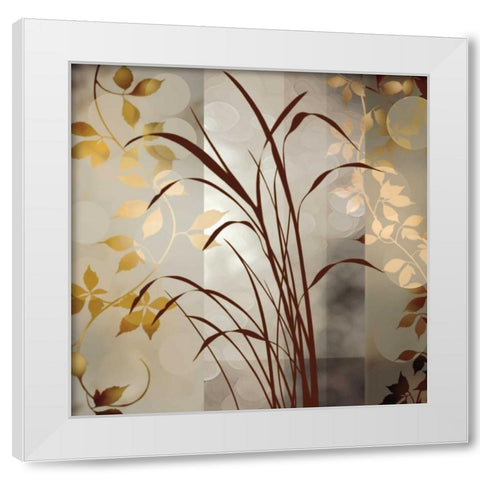 A Gentle Breeze II White Modern Wood Framed Art Print by Aparicio, Edward