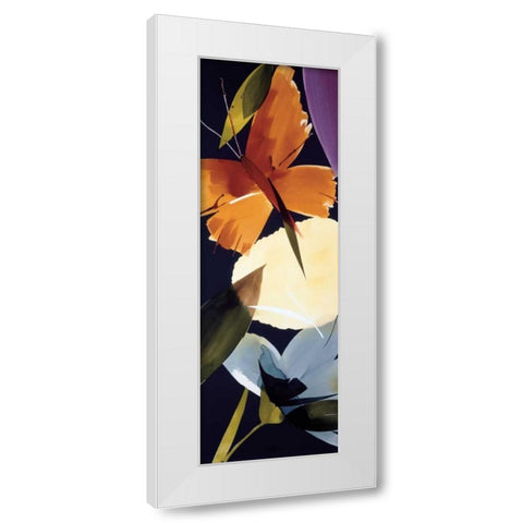 When the Wind Blows II White Modern Wood Framed Art Print by Abellan, Lola