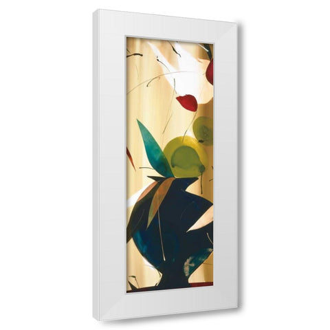 Exotico Oooh II White Modern Wood Framed Art Print by Abellan, Lola
