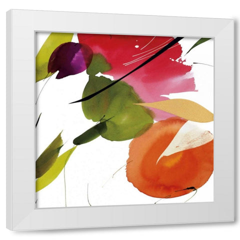 Subtlety II White Modern Wood Framed Art Print by Abellan, Lola