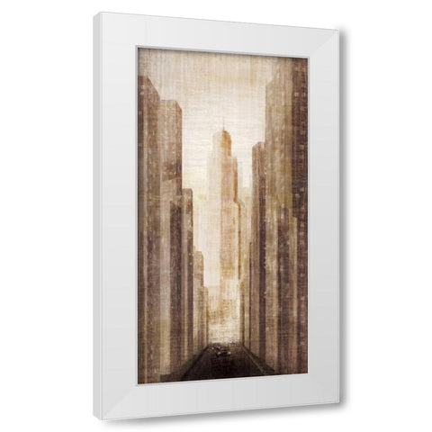 Arrivals White Modern Wood Framed Art Print by Amori