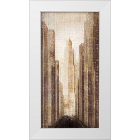 Arrivals White Modern Wood Framed Art Print by Amori