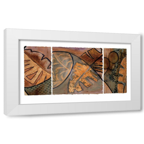 Tropical Journey II White Modern Wood Framed Art Print by Bernsen, Leslie