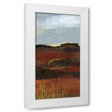 West Range White Modern Wood Framed Art Print by Bernsen, Leslie