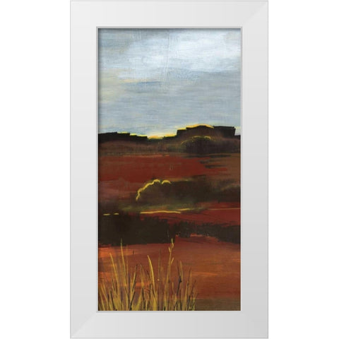 West Range White Modern Wood Framed Art Print by Bernsen, Leslie