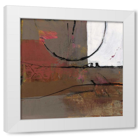 White Resonance I White Modern Wood Framed Art Print by Bernsen, Leslie
