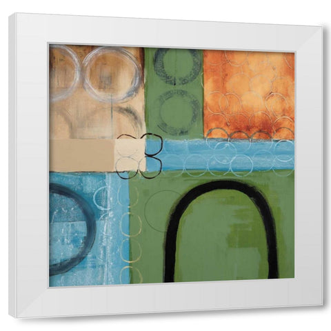 Make a U-Turn White Modern Wood Framed Art Print by Bernsen, Leslie