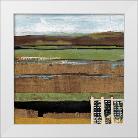 Grazing Range I White Modern Wood Framed Art Print by Bernsen, Leslie