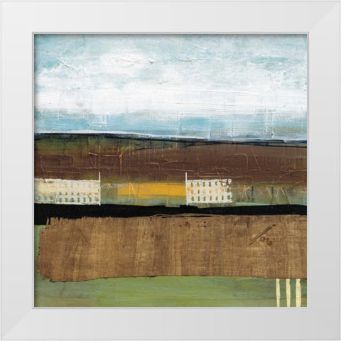 Grazing Range II White Modern Wood Framed Art Print by Bernsen, Leslie