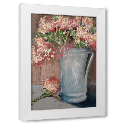 Simple Elegance White Modern Wood Framed Art Print by Bernsen, Leslie