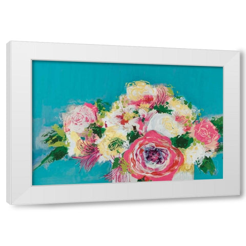 First Blooms White Modern Wood Framed Art Print by Bernsen, Leslie