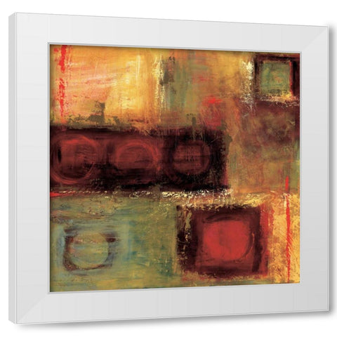 Limelight White Modern Wood Framed Art Print by Benjamin Peterson, Penny