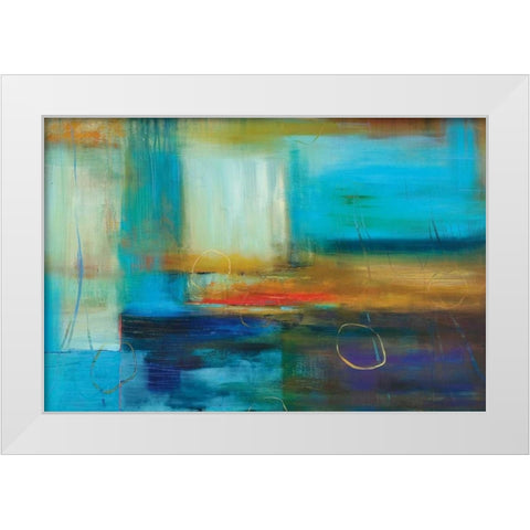 In Your Dreams White Modern Wood Framed Art Print by Benjamin Peterson, Penny