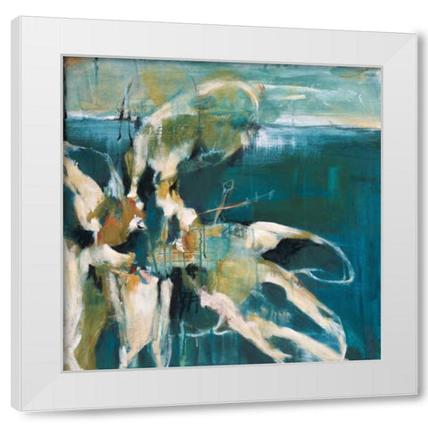 Life from the Sea II White Modern Wood Framed Art Print by Burris , Terri