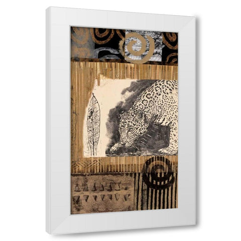 Safari II White Modern Wood Framed Art Print by Bernsen/Tunick