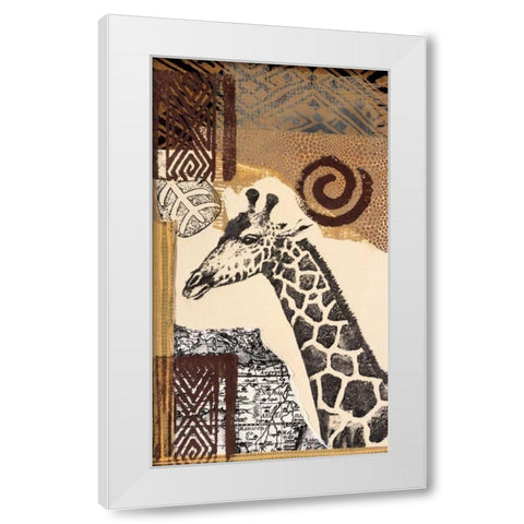 Safari III White Modern Wood Framed Art Print by Bernsen/Tunick