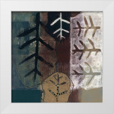 Natures Trace II White Modern Wood Framed Art Print by Bernsen/Tunick