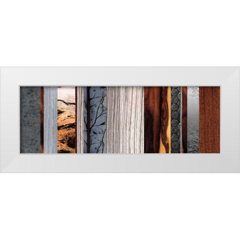 Evolutions I White Modern Wood Framed Art Print by Blake, W.