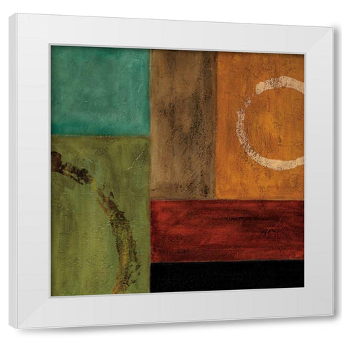 Harvest I White Modern Wood Framed Art Print by Blake, W.