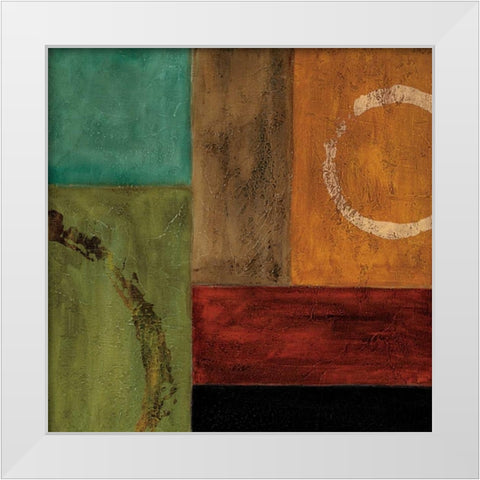 Harvest I White Modern Wood Framed Art Print by Blake, W.