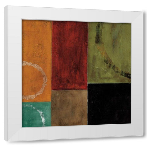 Harvest II White Modern Wood Framed Art Print by Blake, W.