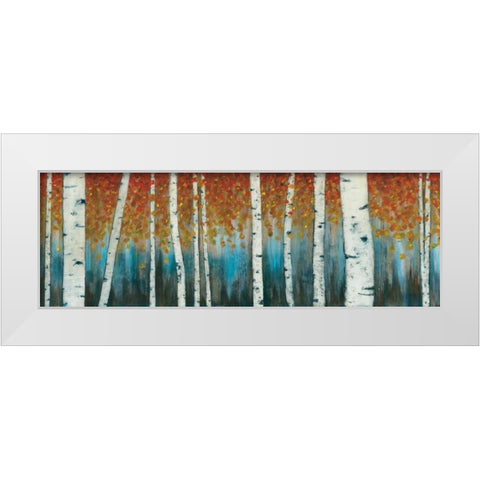 Birch Haven White Modern Wood Framed Art Print by Blake, W.