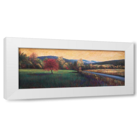 Near Salem White Modern Wood Framed Art Print by Crowder, Beth