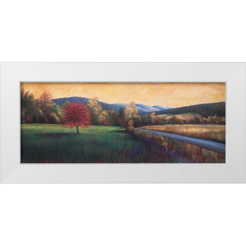 Near Salem White Modern Wood Framed Art Print by Crowder, Beth