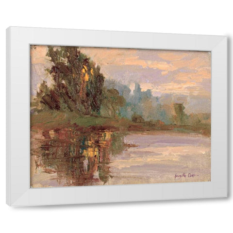 Jewels of the Wetlands Series One White Modern Wood Framed Art Print by Curt, Brigitte