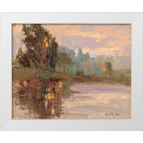 Jewels of the Wetlands Series One White Modern Wood Framed Art Print by Curt, Brigitte