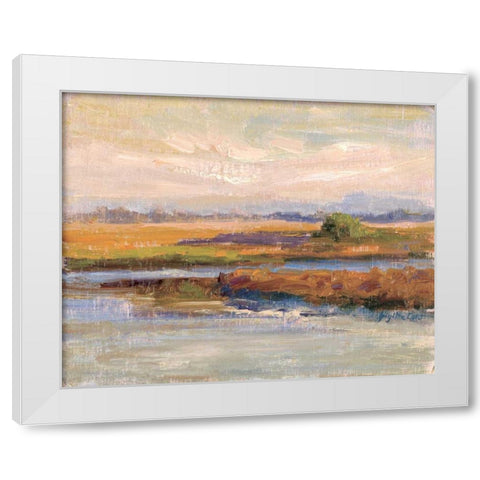 Jewels of the Wetlands Series One White Modern Wood Framed Art Print by Curt, Brigitte