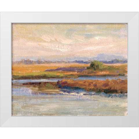 Jewels of the Wetlands Series One White Modern Wood Framed Art Print by Curt, Brigitte