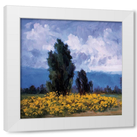 Golden Age White Modern Wood Framed Art Print by Curt, Brigitte