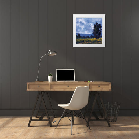 Golden Age White Modern Wood Framed Art Print by Curt, Brigitte