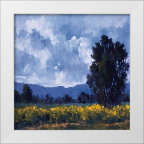 Golden Age White Modern Wood Framed Art Print by Curt, Brigitte